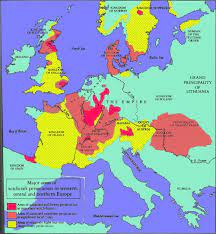 By the 17th century there was already a tradition and awareness of europe: Major Areas Of Witchcraft Persecution In 16th Century Europe England Map Europe Map Map