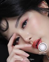 Real definition of “pretty instantly” simply by wearing this pair of  𝙏𝙧𝙞𝙣𝙞𝙩𝙮 𝙂𝙧𝙖𝙮 lens! 💫 ✓ Beautiful slash suppa thin limbal ring 