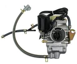 On my bike it has a tube connected to a valve on the end. Gy6 150 Stock Carburetor 24mm