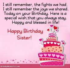 Happy Birthday Wishes For Elder Sister Funny A Sister Like You Is A Gift From Heaven Thanks For Being Such An Excellent Gi Birthday Wishes For Sister Happy Birthday Wishes Birthday Greetings For Facebook