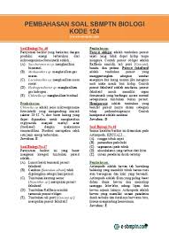 Soal Sbmptn Biologi Dan Pembahasan Lengkap