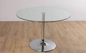 Orbit Round Chrome And Glass Dining Table With 4 Renzo Grey Leather Chairs Round Glass Dining Room Table Chrome Dining Table Glass Dining Table