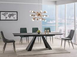 Great for board game nights as it can be extended to include 8 people at the table. Casa Padrino Designer Dining Table Matt Black 160 240 X 90 X H 76 Cm Extendable Dining Room Table With Tempered Glass Top Designer Furniture