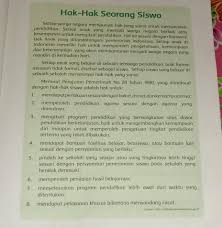 Apakah siswa harus mendapatkan hak yang sama dari sekolah? Hak Hakku Sebagai Seorang Pelajar Tolong Di Bantu Jawab Yh Kak Brainly Co Id