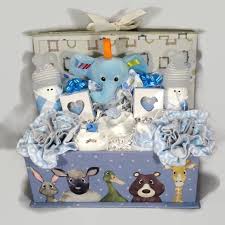 Welcome the new baby boy and say 'congratulations' to mom and dad with a baby gift tote full of unique and personalized gifts. Baby Boy Gift Basket Shower Gift Boy New Baby Gift Best Etsy Baby Boy Gift Baskets Unique Baby Gifts Baby Shower Gifts For Boys