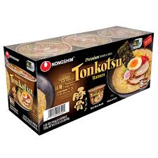 Costco offers bulk snacks at low and reasonable prices. Nong Shim Tonkotsu Ramen 6 Count