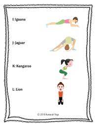 There are lots of opportunities for being creative and using . Animal Abc Yoga For Kids From Abcs To Acts