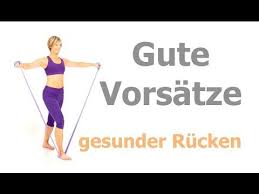 Ruckenschulubung Mit Theraband Das Kreuz Youtube Senioren Gymnastik Bauchtraining Fitness Workouts