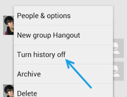 Tap the photos from hangouts album. Google Hangouts Turn Off And Delete Chat History