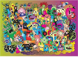 Jigsaw puzzle cartoon network powderpuff girls 4 puzzle pack × 12 pcs each new. Bgraamiens Puzzle Lovely Monsters 1000 Pieces Cute Cartoon Color Jigsaw Puzzles Puzzle Lovely Monsters 1000 Pieces Cute Cartoon Color Jigsaw Puzzles Shop For Bgraamiens Products In India Flipkart Com