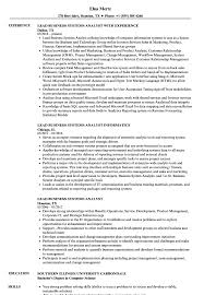 Lead Business Systems Analyst Resume Samples Velvet Jobs