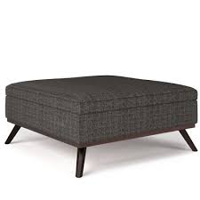 Amazing pouf square ottoman pouffe moroccan coffee table leather, ottoman square pouf, handmade footstool square pouffe ottoman table rugscraft 4.5 out of 5 stars (84) sale price $55.76 $ 55.76 $ 139.40 original price $139.40 (60%. Must Have Simpli Home Owen Square Coffee Table Storage Ottoman In Ebony From Simpli Home Accuweather Shop