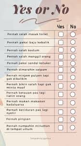Yes Or No Template Instagram Stories Indonesia Templates Kutipan Pelajaran Hidup Kata Kata Motivasi Teks Lucu