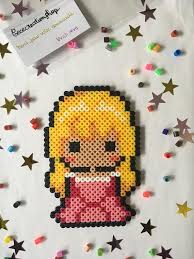 Aurore La Belle Au Bois Dormant Princesse Disney Hama Beads Design Perler Bead Disney Diy Perler Beads