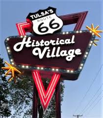 Set of 14 highway sign vectors. New Route Historical 66 Village Neon Sign Lights The Sky In Tulsa Route 66 News
