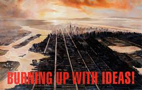 Panel No. 4 from the Robert Moses Project (Burning up with Ideas!), 1993 by Lawrence  Carl Gipe Lawrence Carl Gipe