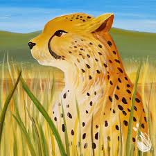 New Art Make Everyday A Zoo Day Paintingwithatwist Paintandsip Hippo Rhino Elephant C Rhino Painting Easy Canvas Painting Cute Canvas Paintings