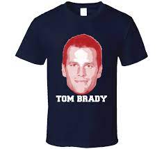 Tom Brady Face Big Head New England Football Player Fan T Shirt New England Football England Football Players Football Tshirts
