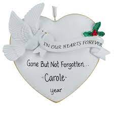 Gone but not forgotten images. Memorial Gone But Not Forgotten Keepsake Ornament Personalized Ornaments For You