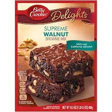 100 mg sodium (4% dv); . Betty Crocker Supreme Walnut Brownie Mix 468g Backmischung Usa Amazon De Lebensmittel Getranke