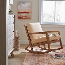 11 Actually Cute Rocking Chairs For Your Nursery Hunker In 2020 Rocking Chair Nursery Rocking Chair Plans Modern Rocking Chair Nursery