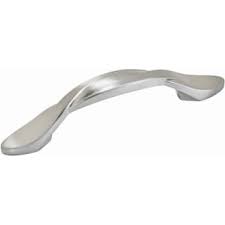 The half diamond pull from franklin brass is a modern but versatile update to any cabinet or drawer. Amerock 10bx21171g10 Satin Nickel Allison Value 3 Inch Center To Center Arch Cabinet Pull Pack Of 10 Pullsdirect Com
