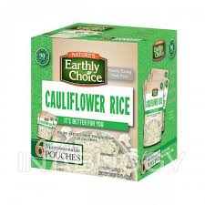 They sell fresh bags of riced cauliflower at costco. Nature S Earthly Choice Cauliflower Rice 6 Microwavable Pouches 241g Costco Toronto Gta Grocery Delivery Inabuggy