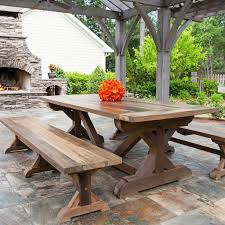 Cypress Farm Table Outdoor Farm Table Farm Table Farmhouse Picnic Table