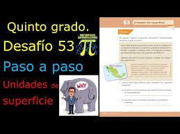Paco el chato libros de sexto grado de primaria. Quinto Grado Desafio 53 Unidades De Superficie Youtube