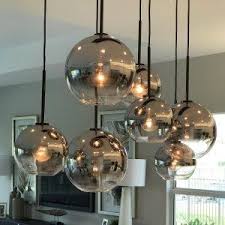 Shop 11 top west elm ceiling lighting and earn cash back from retailers such as west elm all in one place. Sculptural Glass 7 Light Globe Chandelier Metallic Ombre Dining Room Lighting Chandeliers Ceiling Light Design Dining Room Light Fixtures