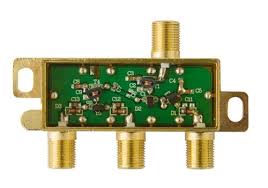 As the name implies, a coax signal splitter takes the power on the input port and splits it equally among the output ports. How Does A Coax Splitter Work Askscience
