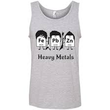 At0012 Heavy Metals Periodic Table 100 Ringspun Cotton Tank Top In 2020 Cotton Tank Top Tank Tops Tops