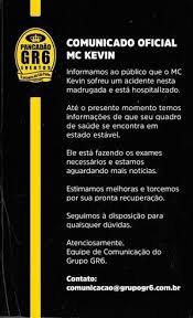 Officers went to arthur bay at 3:51 p.m. Mc Kevin Sofre Acidente De Carro E E Hospitalizado Em Sp Entretenimento R7 Famosos E Tv