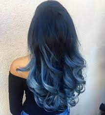 Aidusa ombre braiding hair 5pcs synthetic afro braiding hair extensions 24 inch for women hair 3 tone twist crochet braids 100g (#48 black to blue) 4.3 out of 5 stars 1,487 $20.97 Ombre Blue Hair Ends Novocom Top