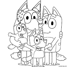 Check spelling or type a new query. Bluey Family Coloring Pages Bluey Coloring Pages Coloring Pages For Kids And Adults