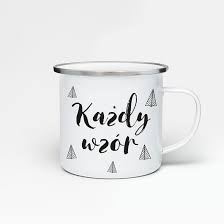 W konfiguratorze pokazano różne kolory emalii w dowolnej. Kubek Emaliowany Vintage Z Dowolnym Wzorem Kuchnia Kubki Pakamera Pl