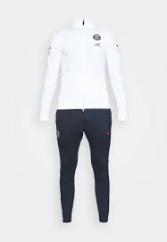 Damen linear hoodie french terry trainingsanzug. Nike Performance Paris St Germain Suit Vereinsmannschaften White University Red Weiss Zalando De