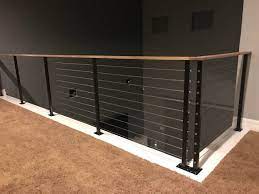 The sunrail™ nautilus stainless steel cable railing system design combines the modern look of stainless steel cable railing with our polished or brushed stainless steel rails. Cable Deck Railing Posts For Sale Stainless Steel Cable Etsy