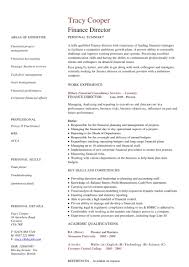 Finance Director Cv Template Finance Cv Template Resume Examples