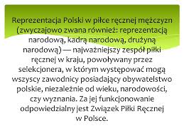 W poniedziałek o 18:00 reprezentacja polski rozpocznie euro 2020 meczem ze słowacją. Pilka Reczna W Polsce Ppt Video Online Pobierz