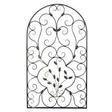 The removable baskets can be securely supported in the metal frame or suspended for easy access. Ak Energy Arched Wrought Black Iron Wall Art Sculpture Vintage Tuscan Indoor Outdoor Gate Decor Home Decor Evertribehq Home Decor Accents