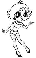 You can use our amazing online tool to color and edit the following bridge coloring pages. Ruby Gloom Coloring Page