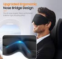 Amazon.com: BeHoomi Sleep Mask, 2 Packs Premium Eye Mask for Sleeping,  Total Blackout, Superior Soft Comfort, Upgraded 3D Ergonomic Designed  Sleeping ...