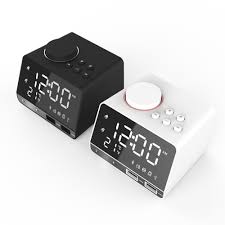Works great plays any music file you want reliably. Led Clock Speaker Dual Temperature Alarm Clocks Music Usb 2 Charger Bluetooth Mirror Radio Fm Alarm Ports Bass Player Snooze Wireless Digital