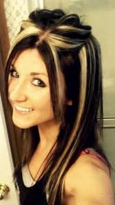 Black hair blond highlights hairstyles in 2018. Blonde Chunks Hair Highlights Hair Color Highlights Highlights For Dark Brown Hair