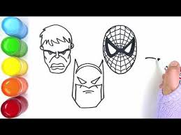 Melatih saraf motorik anak dengan mewarnai gambar hulk adalah hal yang sangat mengembirakan buat sang anak dan sekaligus untuk menambahkan . Menggambar Dan Mewarnai Superhero Hulk Batman Spiderman Iron Man Coloring Page For Kids Kid T Youtube