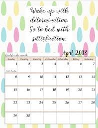 Free Printable 2018 Monthly Motivational Calendars Space For Setting Goals Different Moti Blank Calendar Template Free Printable Calendar Calendar Printables