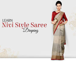 Image of Nivi drape saree style
