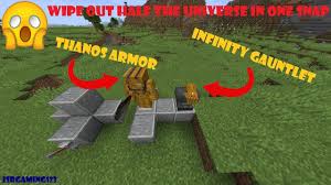 May 30, 2020 · thanos even has the infinity gauntlet with matching infinity stones. Minecraft Infinity Gauntlet Showcase And Installation Tutorial By Cheesey