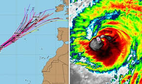 hurricane lorenzo path monster storm could hit europe